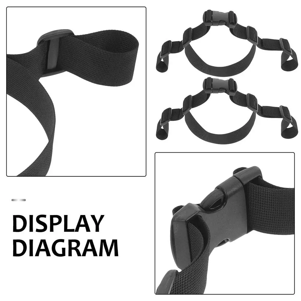 3Pcs Baby High Chair Strap Adjustable Replacement Safety Belt for Safety Use High Chair Stroller Toddler Baby Travel Seats