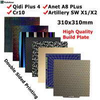 Upgraded Qidi Plus 4 Build Plate 310x310mm Smooth/Textured For CR-10 Heat Bed For Artillery Sidewinder SW X1/X2 Build Plate