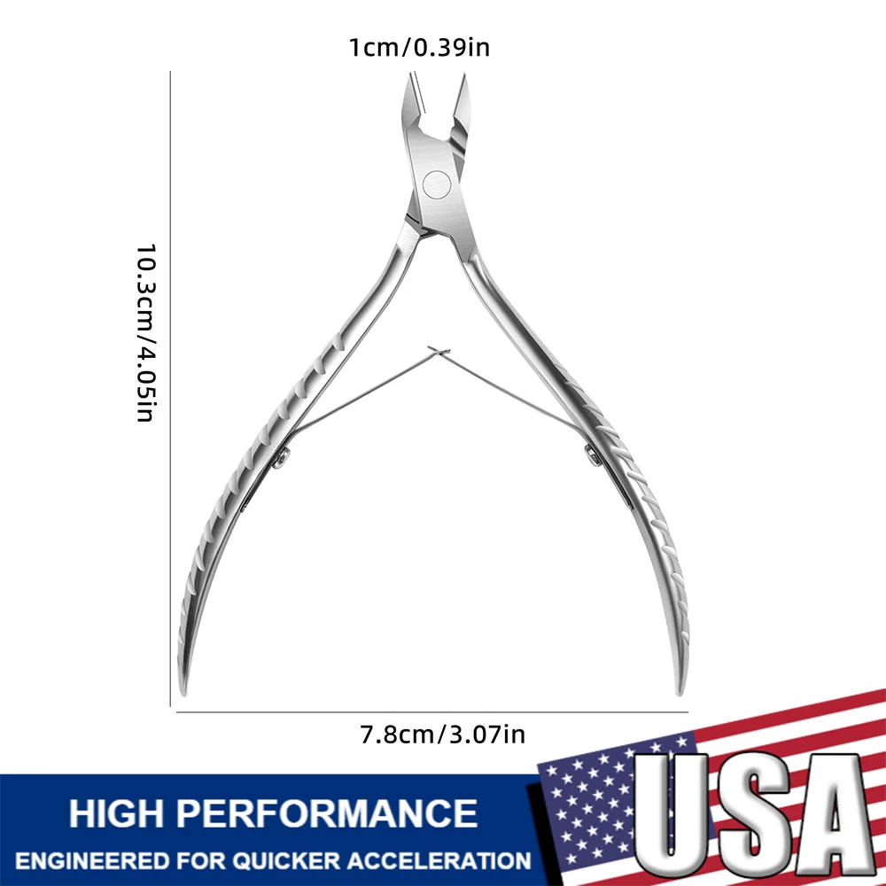 

Nail Cuticle Nipper Trimmers Stainless Steel Sharp Professional Dead Skin Clipper Fingernail Toenail Trimming Clippers Tools