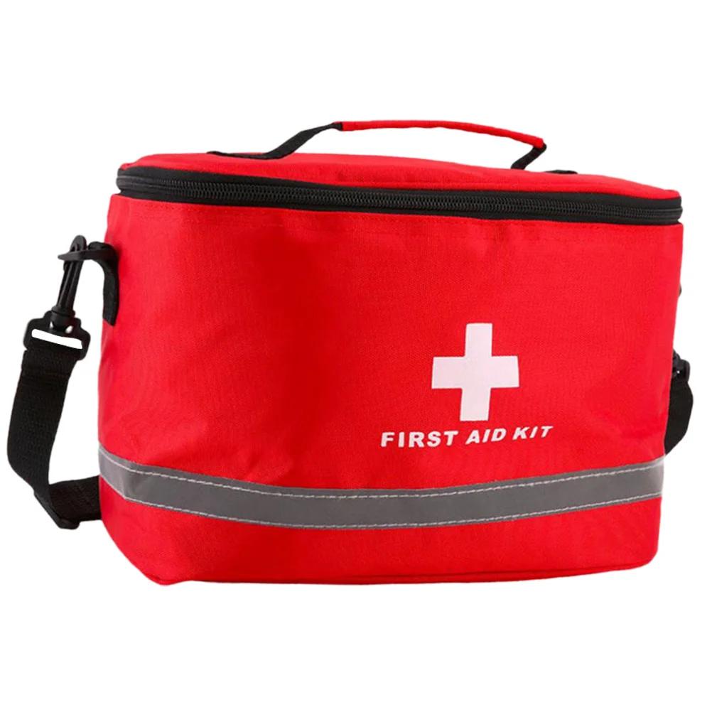 

First Aid Kit Emergency Bag Storage Cylinder Shape Outdoor Accessories Survival Travel Portable Durable Waterproof Store Tablets