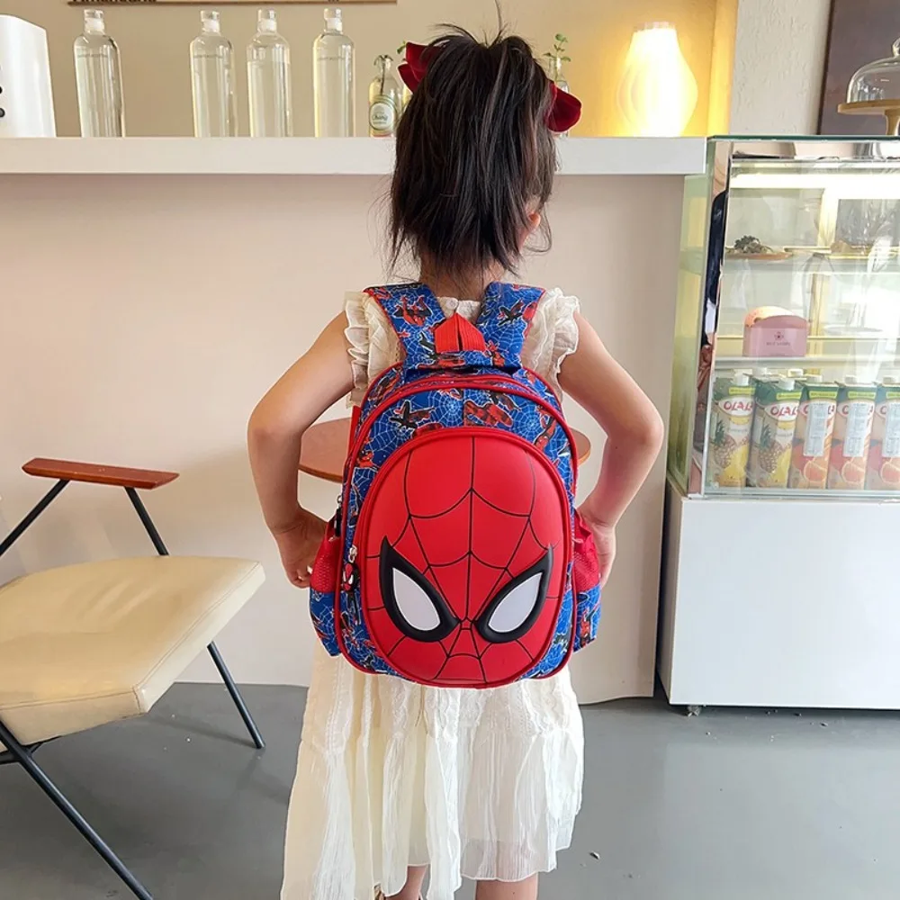 Marvel Spider-Man Cute Cartoon Children Backpack for Kindergarten Lightweight Ergonomic Shoulder School Bag for Boys Girls Kids