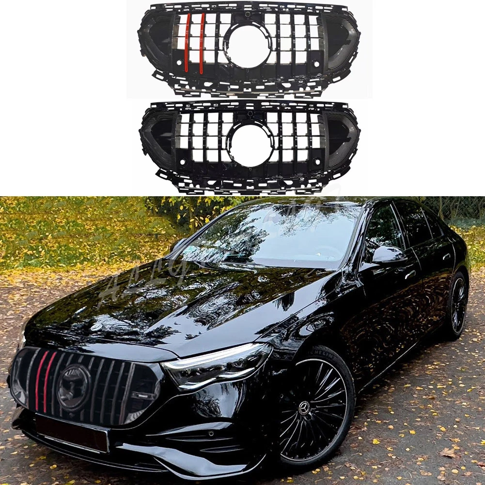 Front Racing Upper Facelift Grilles Radiator GT/Maybach Style For Mercedes-Benz W214/V214 E200 E260 E300 2024+