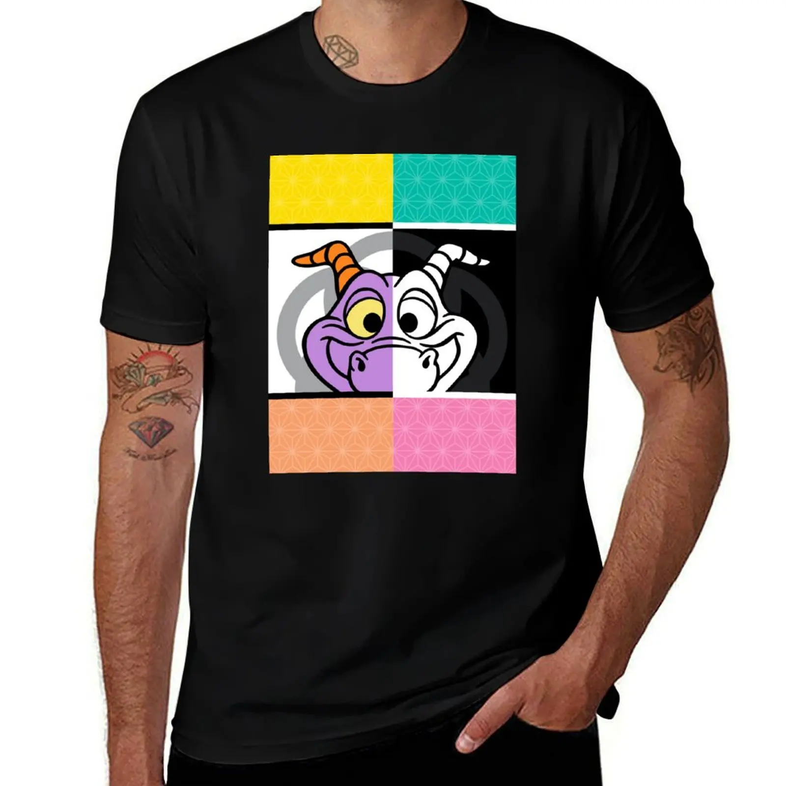 

Figment Color Block T-Shirt man t shirt cotton t shirt man luxury T-Shirt