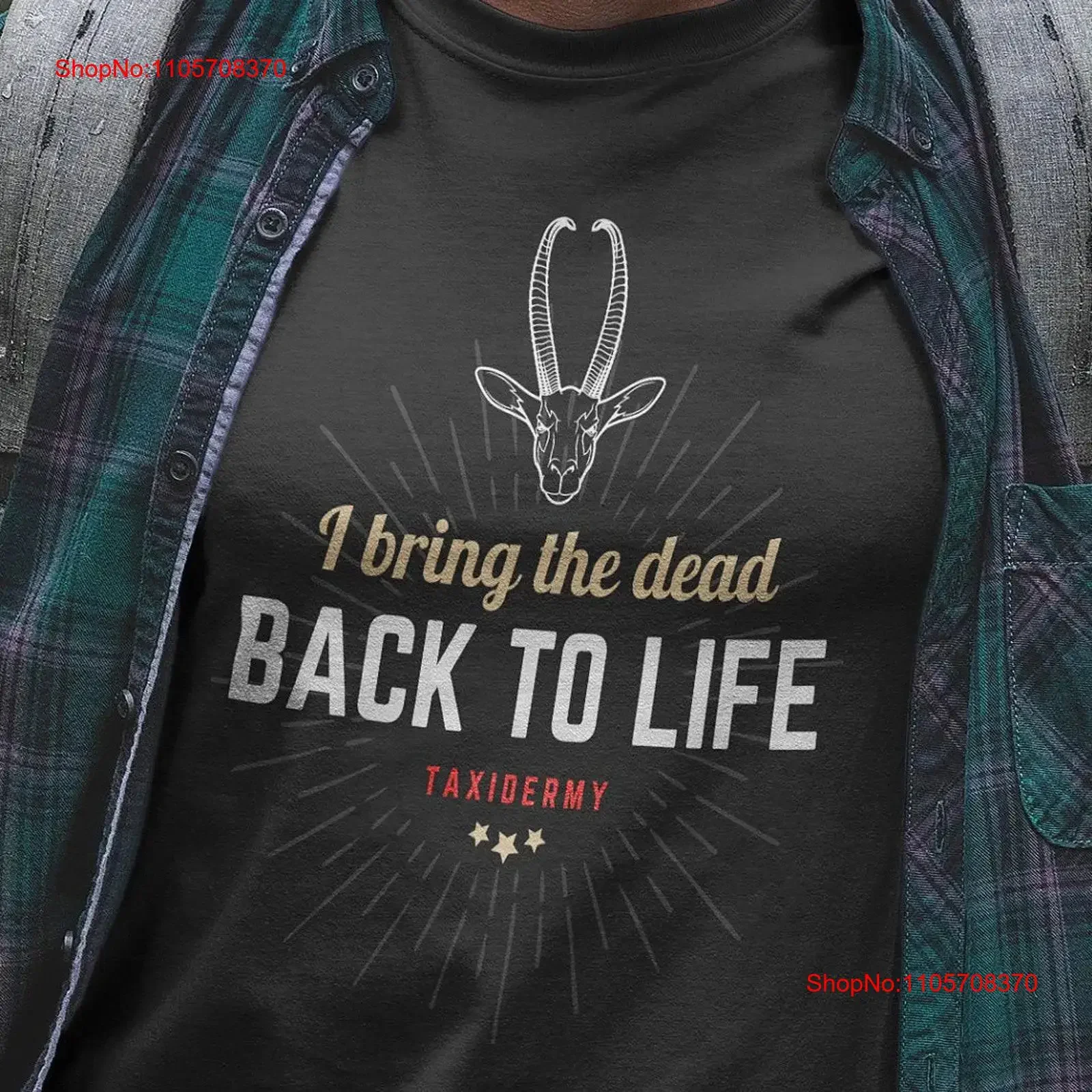 Funny Taxidermy T Shirt I bring dead animals Creepy Taxidermist vintage Washed Stylish Slightly homme fashion Versatile