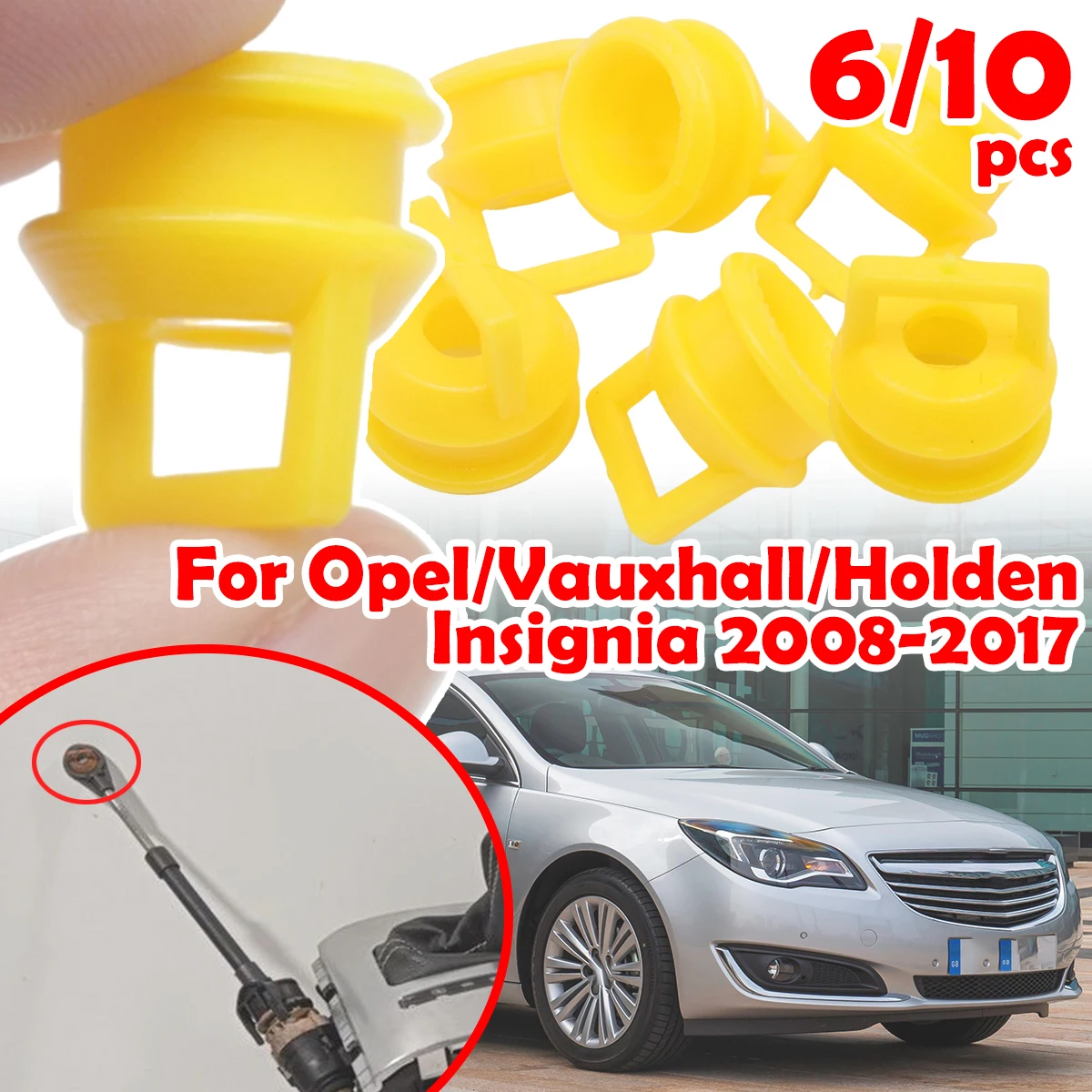 

6/10pcs Shift Cable Linkage Bushing Repair Kit For Opel/Vauxhall/Holden Insignia 2008-2017 Bands Grommet Clips Car accessories