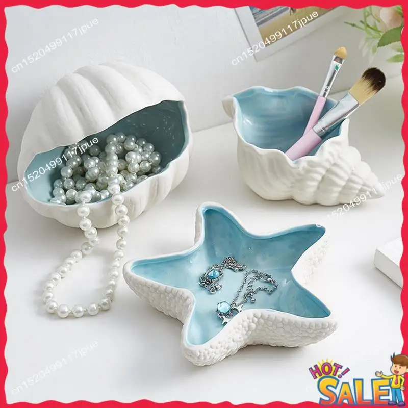 

BOFO Jewelry Storage Tray Desktop Ornaments Earrings Rings Bracelets Jewelry Display Plate Tray 12X10x10cm Easy To Use