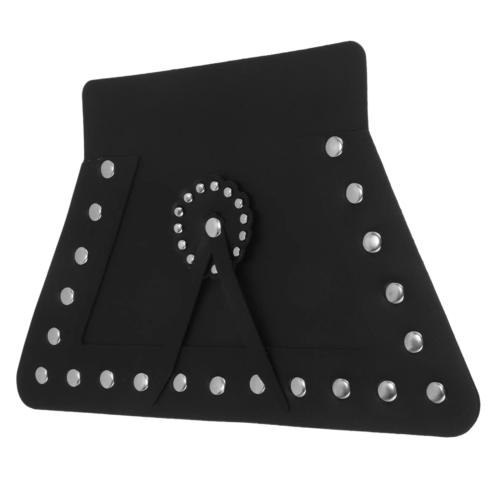 

Motorcycle Mudguard Splash Guard Faux PVC Copper Rivet Design Stylish Waterproof Protection for Travel Enthusiasts Mud