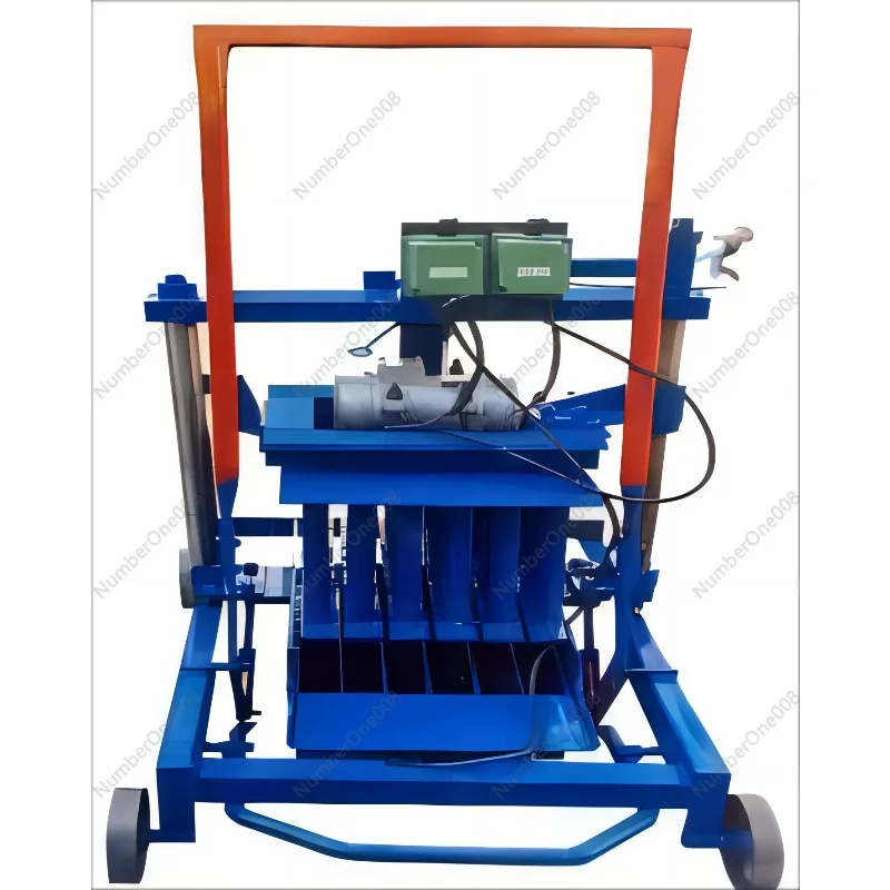 

Wholesale 2-45 Small Mobile Interlocking Block Forming Machine Concrete Cement Paving Brick Hollow Brick Machine