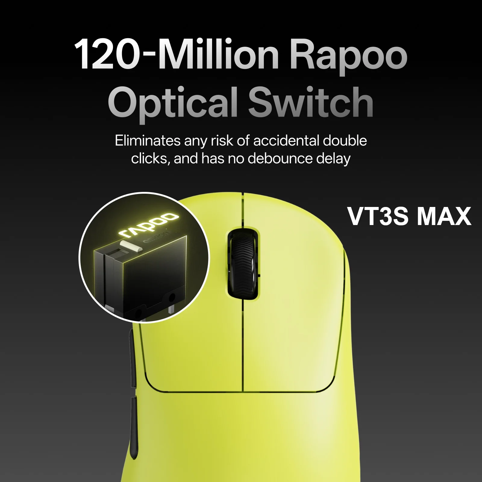 Rapoo VT3S /VT3S MAX GEN-2 Wireless Gaming Mouse True 8K Wireless