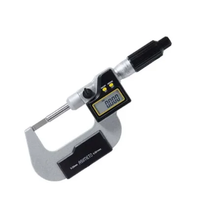 117-02-0 Digital Blade Micrometer China Finitely Engraved Scale High-Precision 25-50mm Flat-Tip Thickness Gauge