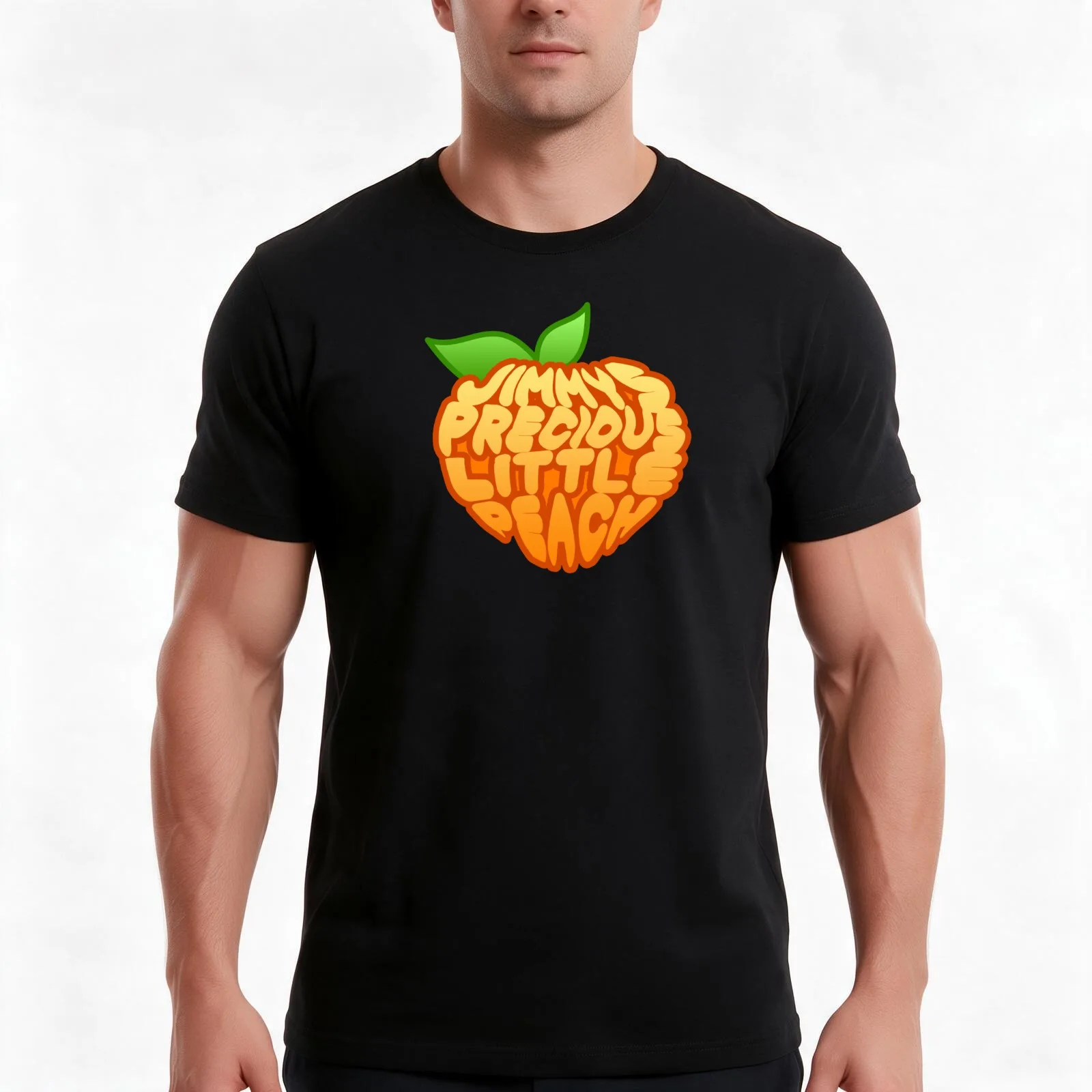 Precious Little Peach T-Shirt Summer Casual Cotton Tee Oversized Streetwear Tops Vintage Graphic Print Unisex Men Women