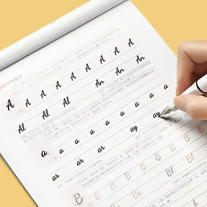 

New Cursive Writing Spanish Pen Chinese Calligraphy Copybook for Adult Children Exercises Calligraphy Practice Book Libros