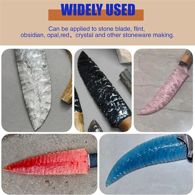 

ABVG-Beginner's Outdoor Knapping Tool Set - Complete With Copper Hammer For Obsidian Crafting