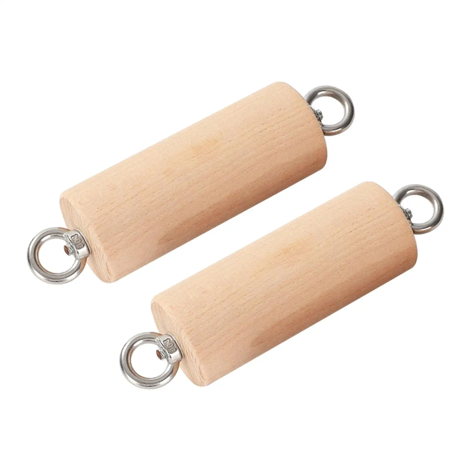 Pull up Handles Grips Wooden for Grip Strength Training Exerciser Kettlebell