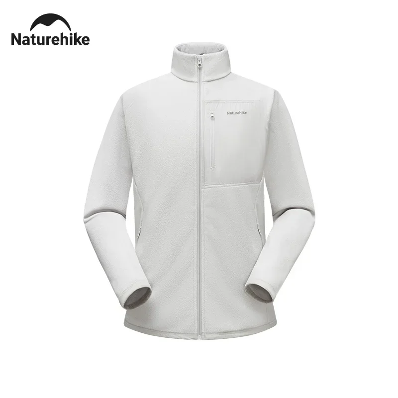 Naturehike Outdoor Warm Polar Fleece Jacket Liner Men Women Lightweight Fleece Inner Wear Jacket Winter Camping Hiking Clothing