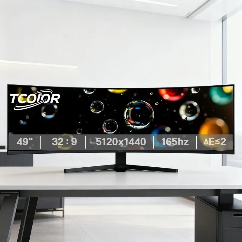 

165Hz Gaming Monitor 49 Inch Curved Screen 5K Ultrawide Monitor PC Computer Monitor LED Display for PS5 Xbox Consoles and Laptop