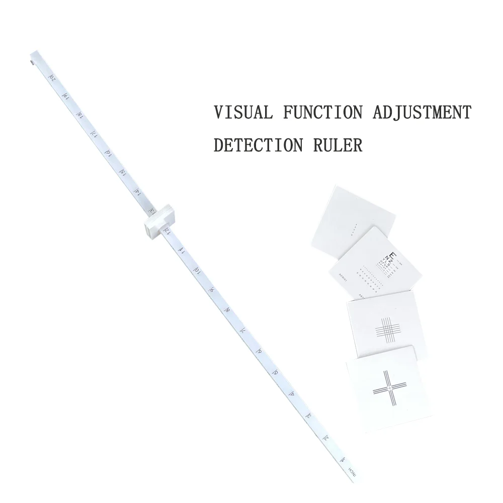 Professional Visual Function Testing Ruler Visual Inspection Adjustment Measuring Ruler RD011