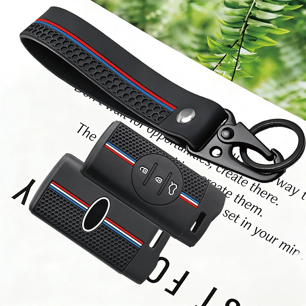Fashion Silicone Key Fob Cover Case With Keychain For Chery Tiggo 4 5X 7 Pro 8 Exeed TXL TX LX Car Remote Shell Holder