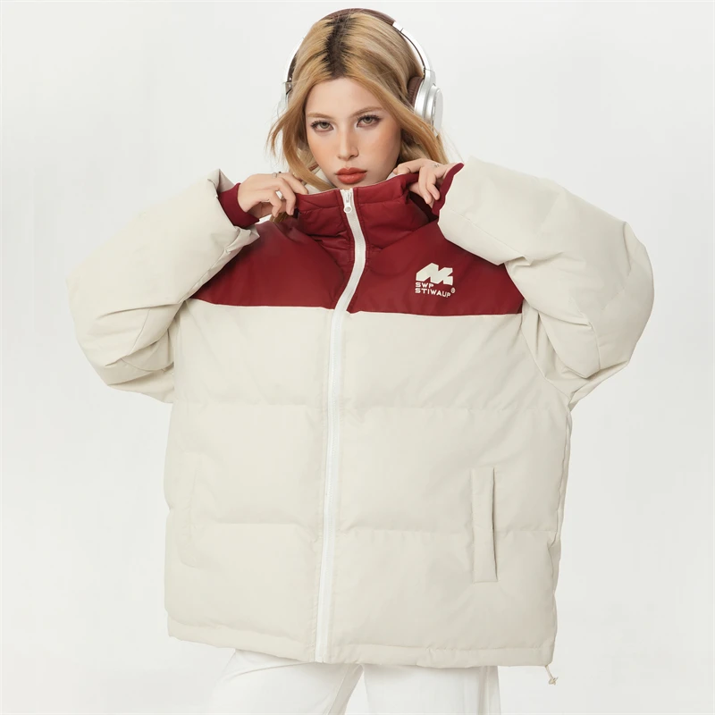 Women's Lightweight Padded Goose Down Coats Warm Winter Woman Down Jacket with Hood Female Winter 2025 Winter Clothes for Women