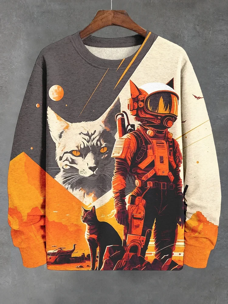 Thumbnail 3 - #79 Latest Mens Crew Neck Sweatshirts Offers