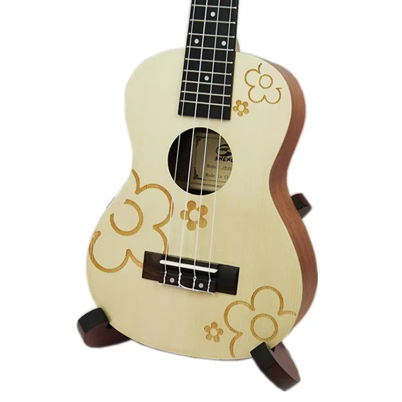 

21" Ukulele Acoustic guitar Rosewood Fretboard 4 strings musical instruments Electric Ukulele concert with Pickup EQ Wholesale