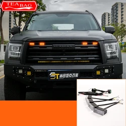 For GWM Haval H5 II 2nd Gen 2024 Car Headlight Cover Front Daytime Running Lights Decorative Frame Tail Light Cover Accessories