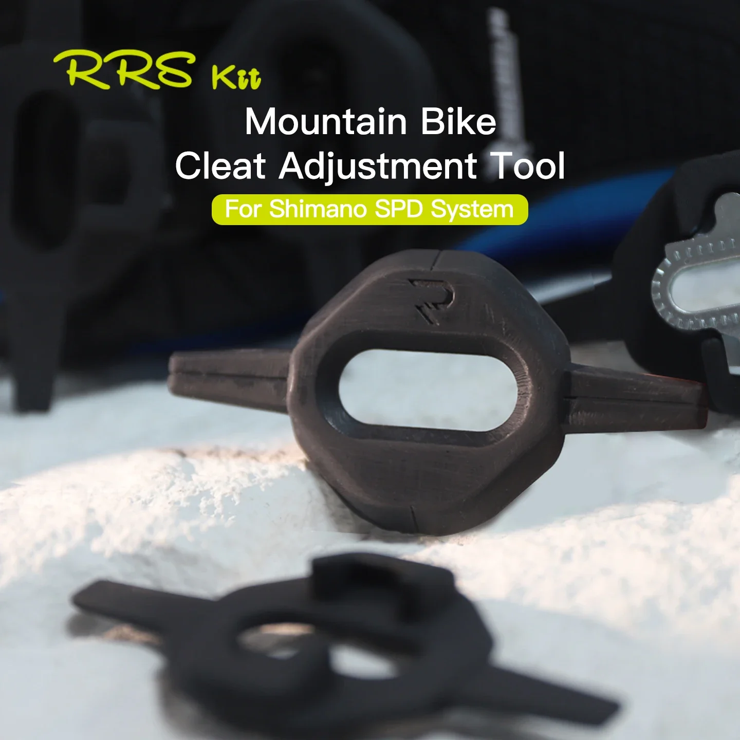 

Инструмент для регулировки шипов для горного велосипеда RRSKIT, подходящий для системы Shimano SPD, простой сверхлегкий портативный инструмент для регулировки шипов