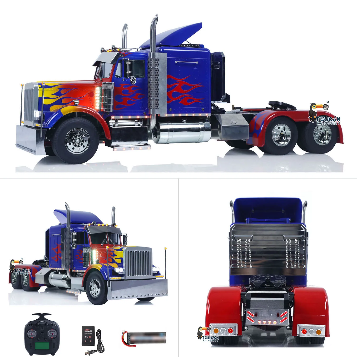 

6x4 RTR 1/14 RC Тракторный грузовик 56344 Индивидуальный DIY TAMIYA ST8 Радиоуправление Грузовой автомобиль Звуковой свет Дымовой блок Подвеска шасси