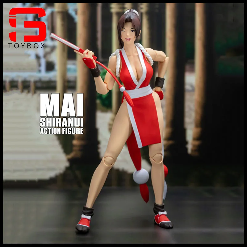 Storm Toys 1/12 Scale Mai Shiranui Action Figure With 4 Replaceable Head Sculpt 6'' Female Soldier Figurine Model For Collection