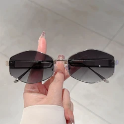 KAMMPT Vintage Polygon Rim Sunglasses Men 2025 New in Outdoor Casual Shades Women Stylish Retro Luxury Brand Design Sun Glasses