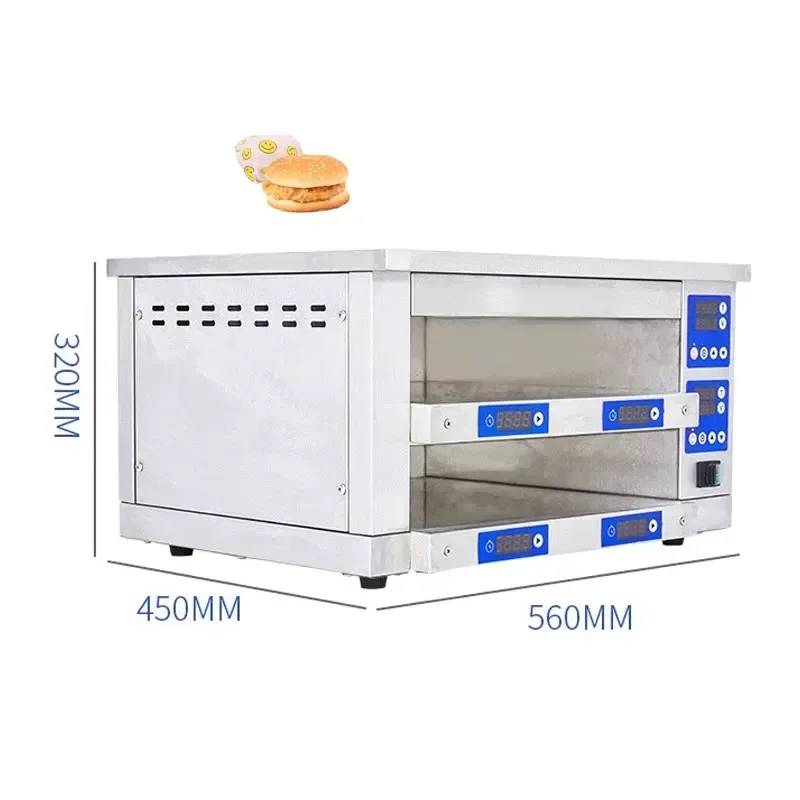 Desktop Vertical 4-layer Insulation Display Cabinet Meat Filling Insulation Cabinet