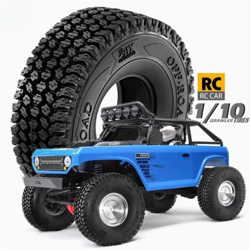 Pneumatici cingolati RC 4 pezzi 116 mm 1,9 "per Axial SCX10 TRX4 D90 |   Pneumatici fuoristrada in gomma impermeabili antiscivolo