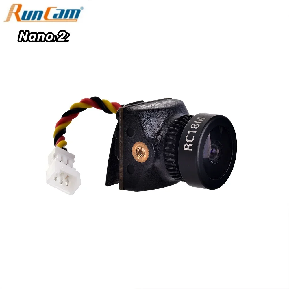 كاميرا RunCam-Nano 2 صغيرة لطائرة سباق بدون طيار FPV ، ، M8 fv fv ، way ° ، من من من FPV ، 700TVL ، CMOS NTSC