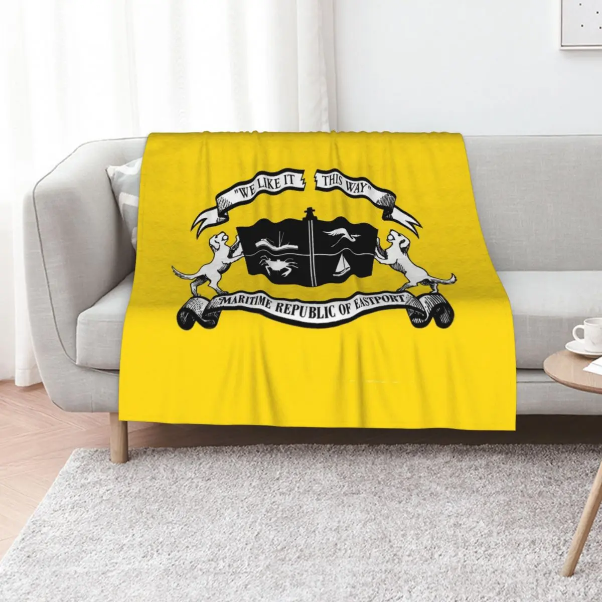Flag of Maritime Republic of Eastport Throw Blanket Thermals For Travel Sofa Throw Travel Baby Thins wednesday Blankets