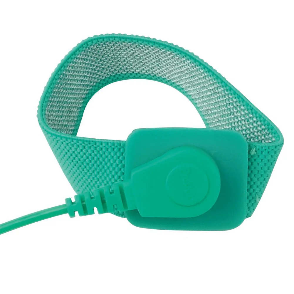 3m Adjustable Alligator Clip Discharge Cables Anti Static Wrist Strap Long Elastic Band Bracelet With Grounding Wire ESD