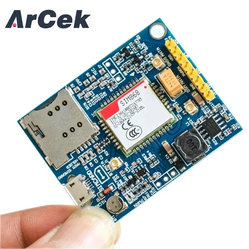 

SIM868 GSM GPRS GPS BT CELLULAR MODULE MINI SIM868 Board SIM868 Breakout Board,instead of SIM808