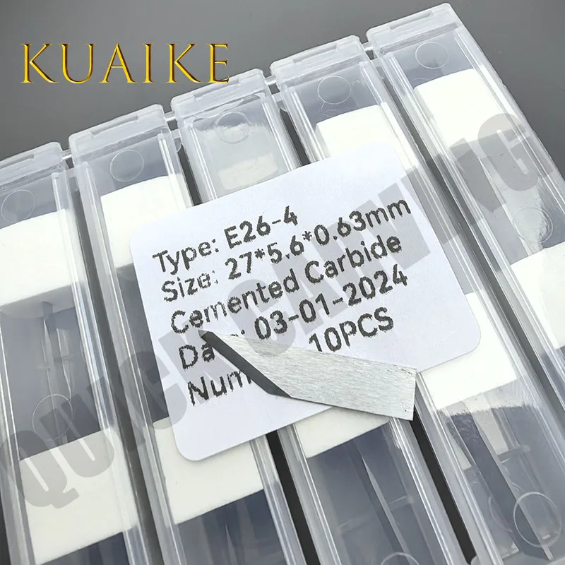 10 قطعة IECHO E26-4 E26-4C كربيد التنغستن تهتز شفرة قطع القاطع آلة الحفر اكسسوارات تتأرجح سكين