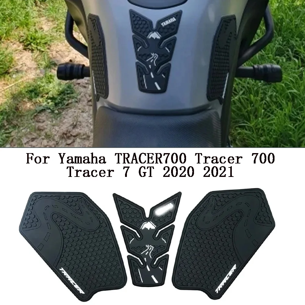 Side Fuel Tank pad Tank Pads Protector Stickers Knee Grip Traction Pad For Yamaha TRACER700 Tracer 700 Tracer 7 GT 2020 2021