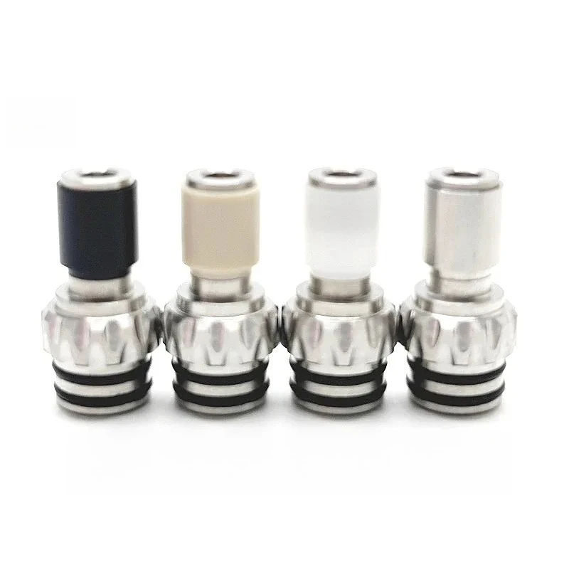 

Съемный дрип-тип 510 из нержавеющей стали и пластика PEEK, в форме молотка, с соединением для трубки