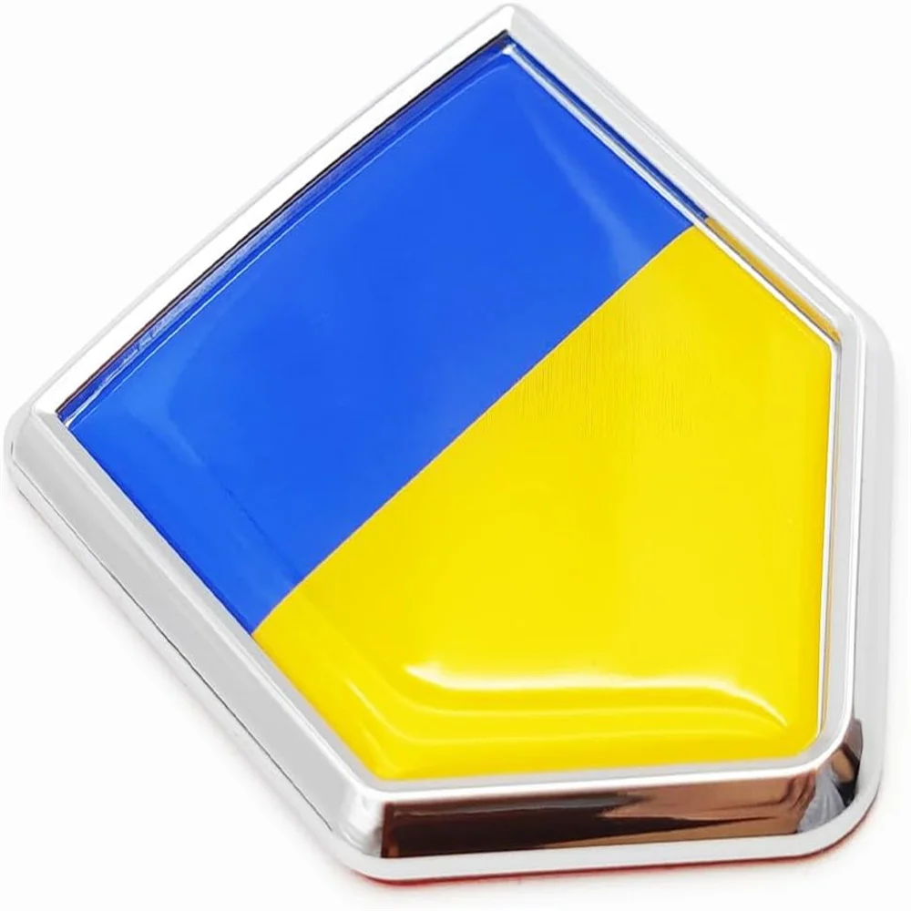

Ukraine Flag Decal Sticker Emblem Flag Car Decoration Accessories Shield for Cars Truck Vehiclesmotorcycle Car emblems