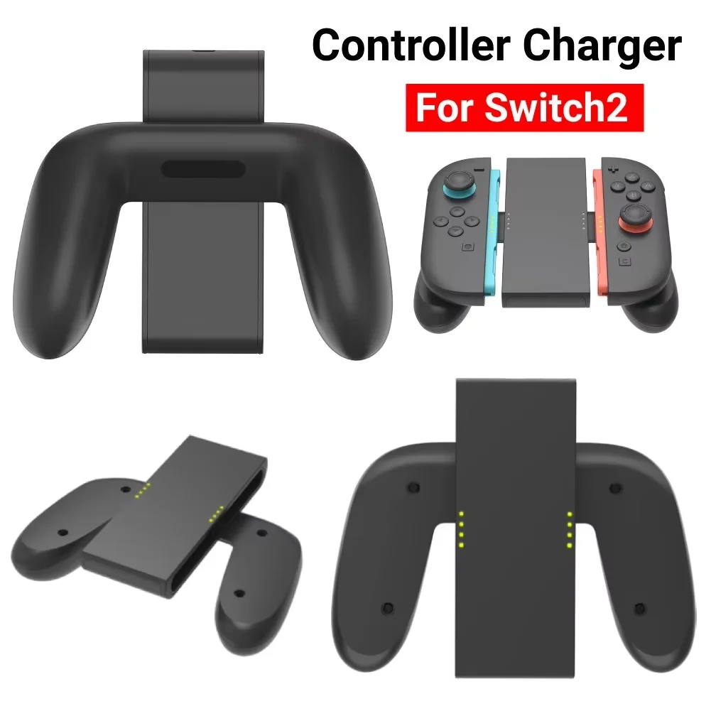 

Charging Grip for Switch 2 Controller JoyCon Handle Charger Dock for Switch 2 Joy-Con Charger Adaptor Game Accessories