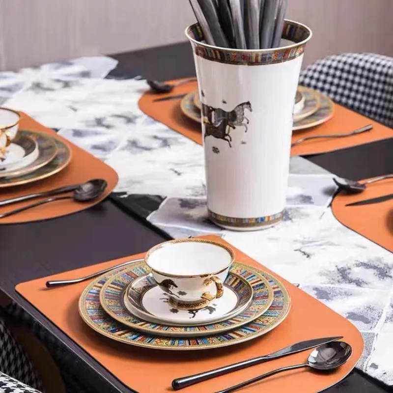 

Bone China Coffee Cup and Saucer Set High End Light Luxury Style Home Tea Cup Collection Perfect Housewarming Gift for Friends