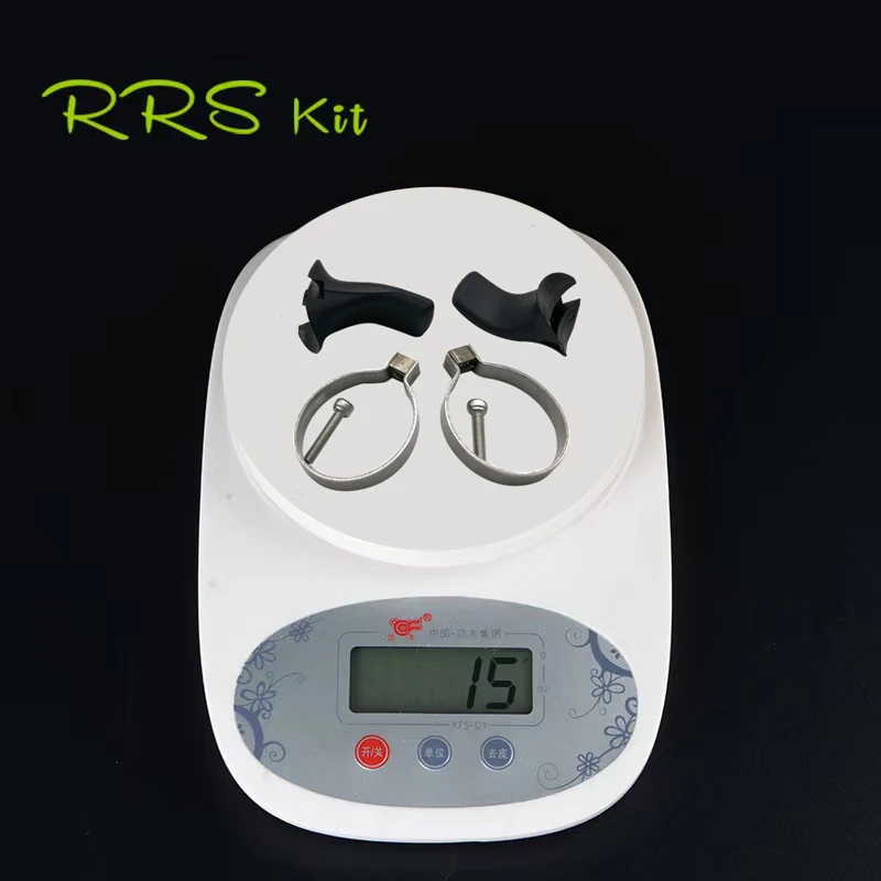 Rrskit الطريق دراجة المقود الإبهام السيطرة على الطريق والحصى الدراجات Togs الطريق الإبهام أكثر من قبضة نظام Rt01-Black