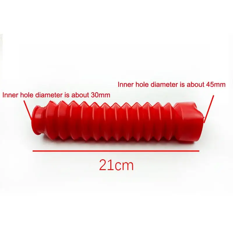 NEW Universal Motorcycle Front Shock Absorber Dust Cover Rubber Protective Sleeve For CG125 Motorbike Front Fork Accessories