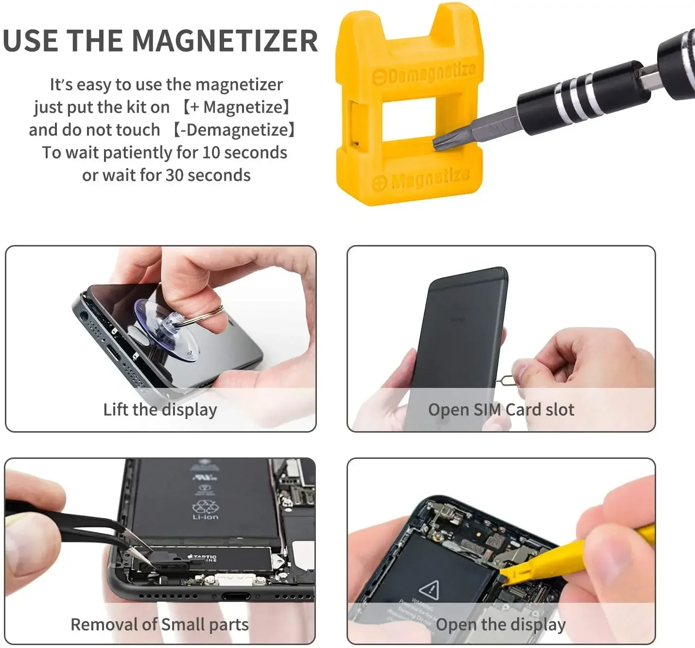 Computer Repair Kit 115 in 1 Magnetic Laptop Screwdriver Kit  Precision Screwdriver Set  Small Impact Screw Driver Set with Case