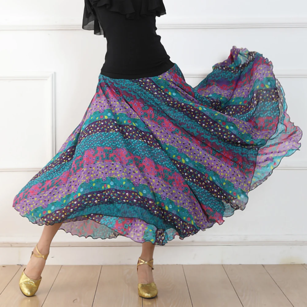 

Платье миди, платье для бальных танцев, стандартное танцевальное платье, современный новый национальный стандарт, женская юбка, костюм для выступлений