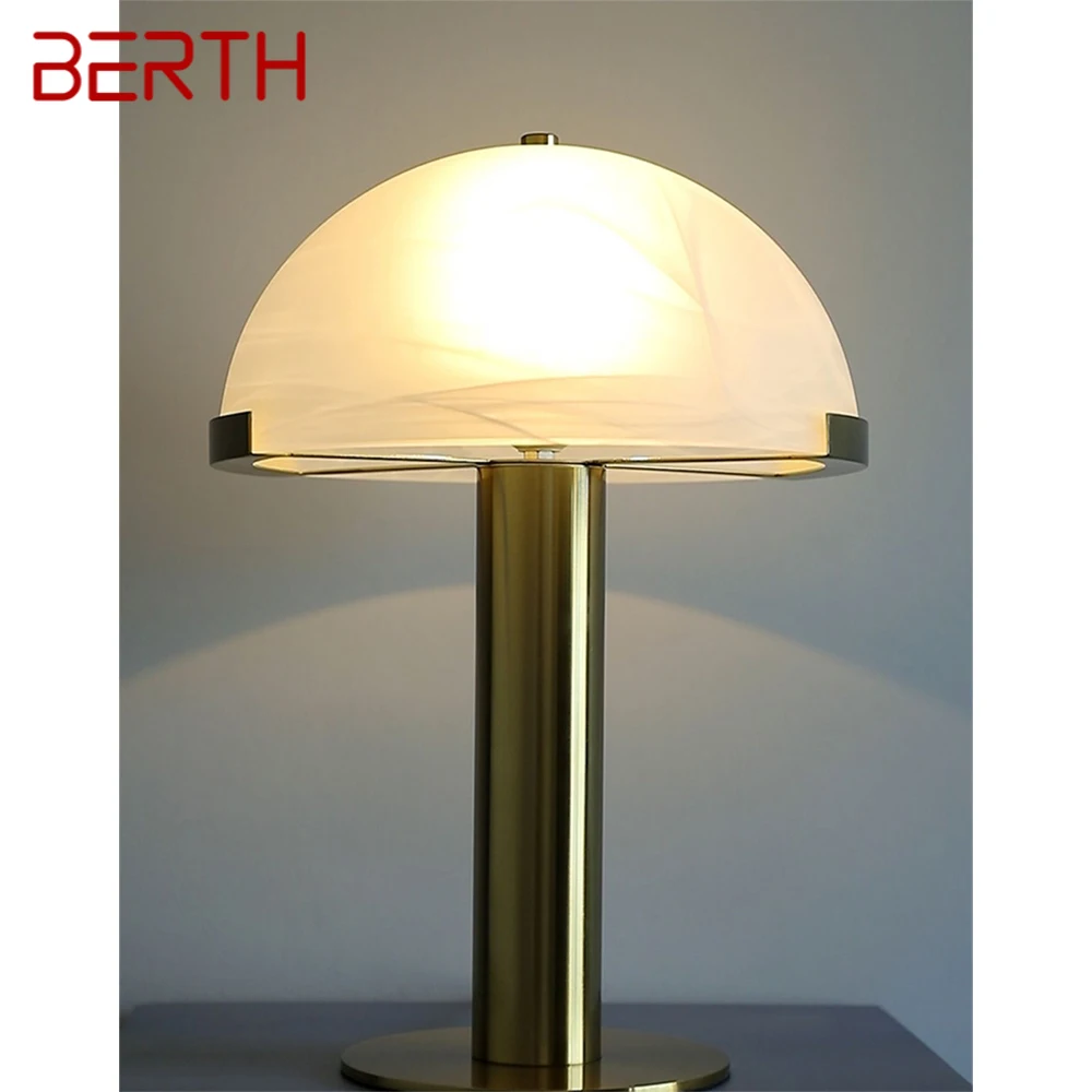 BERTH Nordic Table Lamp Modern Creative Design Mushroom Desk Light Fashion Decor for Home Living Room Bedroom