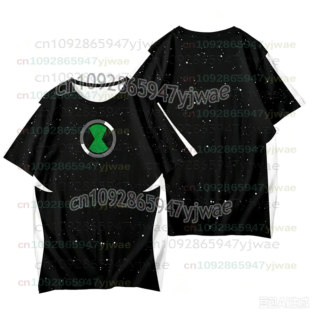Amerikanische Anime Omnitrix Ben10 Cosplay T-Shirts 3D Ben Tennyson Druck Kinder Cartoon T-Shirt Sommer Erwachsene Harajuku Kurzarm Y2k Oberteile – Detail 13