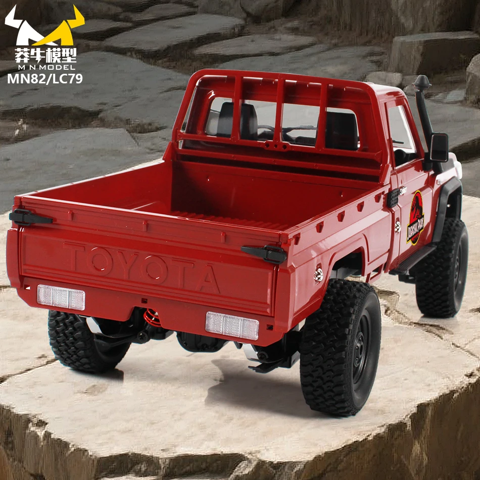 MN MODEL 1/12 4x4 LC79 RC Tour Fahrzeug Retro Geländewagen Rock Crawler Dinosaurier Pickup Klettern Truck Sammlung Spielzeug für Erwachsene