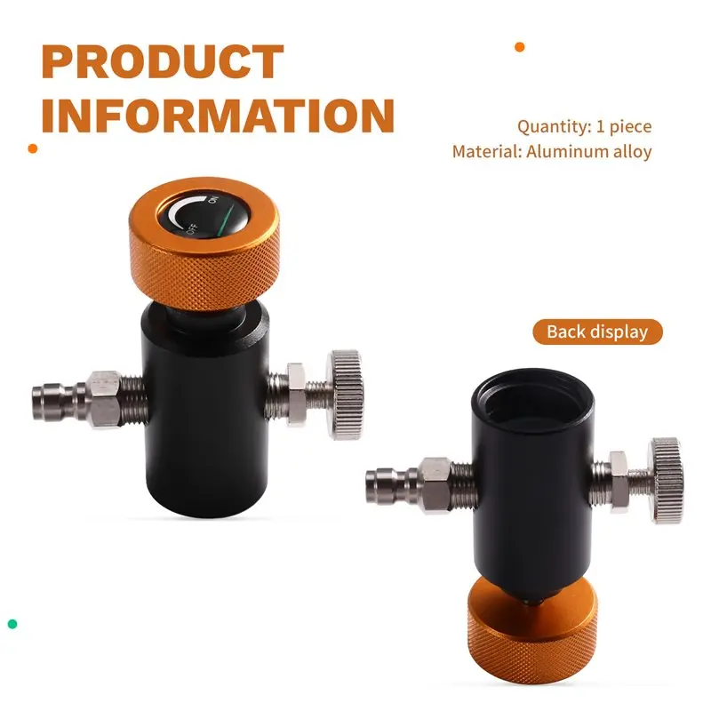 

WORTHOWN-For Sodastream Quick Charging Adaptor Adapter Double Hole 8Mm Male Head And Deflated Screw Tr21-4 Thread Refill Adapter